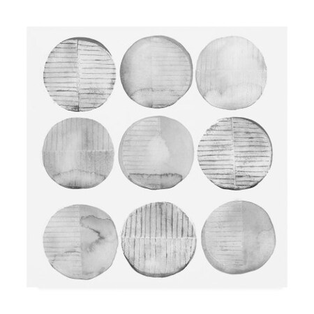 Trademark Fine Art Grace Popp 'Soft Circles Ii' Canvas Art, 24x24 WAG11921-C2424GG